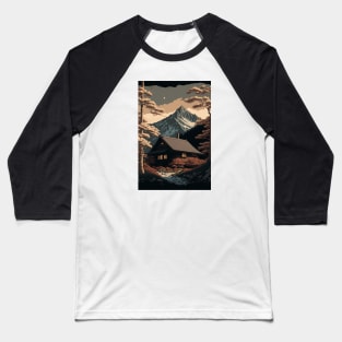 Rocky Mountain Hut Baseball T-Shirt